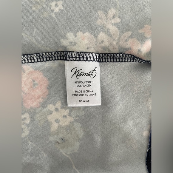 Navy Floral Kismet Mini(ish) Dress - Picture 9 of 10